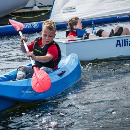 Waterpret in Nieuwegein – Optimist on Tour is onderweg!