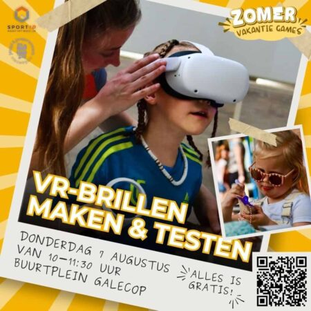 Vakantie Games VR bril knutselen en testen