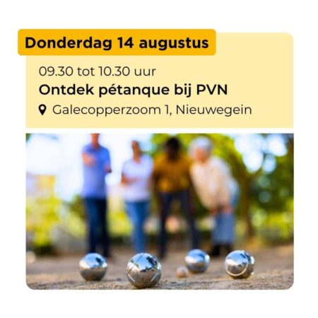 Zomeractief: Pétanque 55+