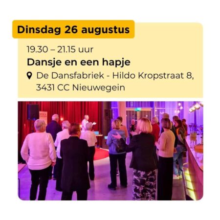 Zomeractief: Dansje en een hapje 55+