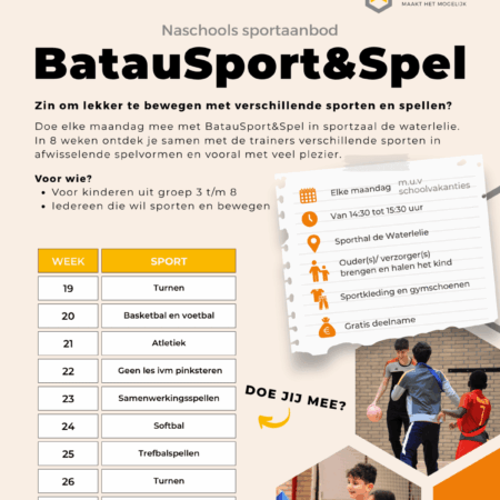BatauSport&Spel Periode 4 mei – 29 juni