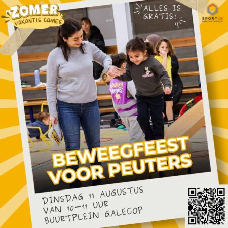 Vakantie Games: Beweegfeest voor peuters