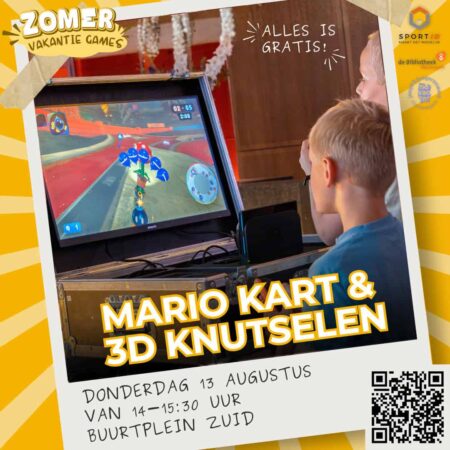 Vakantie Games: Mario Kart en 3D knutselen